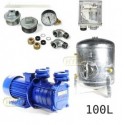 Zestaw pompa SM4,02 230V HYDRO-VACUUM zbiornik 100l ocynkowany + osprzęt SM4.02
