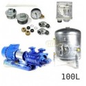 Zestaw pompa SKA3,03 400V HYDRO-VACUUM zbiornik 100l ocynkowany + osprzęt SKA3.03
