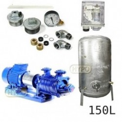 Zestaw pompa SKA3,02 400V HYDRO-VACUUM zbiornik 150l ocynkowany + osprzęt SKA3.02