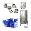 Zestaw pompa SM4,02 230V HYDRO-VACUUM zbiornik 500l ocynkowany + osprzęt SM4.02
