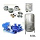 Zestaw pompa SKA4,02 400V HYDRO-VACUUM zbiornik 500l ocynkowany + osprzęt SKA4.02