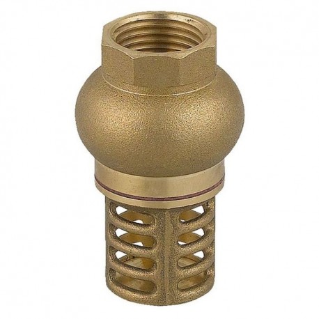Zawór zwrotny stopowy z koszem mosiężny GW 1 1/4 "