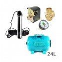 Zestaw pompa TN10 230V OMNIGENA zbiornik 24L poziomy