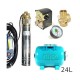 Zestaw pompa 4SKM150 230V IBO zbiornik 24l poziomy
