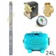 Zestaw pompa 3B24 230V OMNIGENA zbiornik 24l poziomy