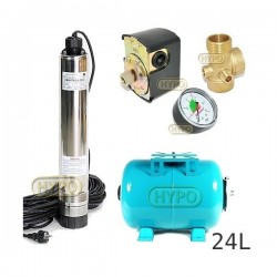 Zestaw pompa OMNITRON5000 230V OMNIGENA zbiornik 24L poziomy