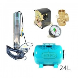 Zestaw pompa OMNITECH1100 230V OMNIGENA zbiornik 24L poziomy