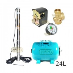 Zestaw pompa 3,5SC3/21 230V OMNIGENA zbiornik 24L poziomy