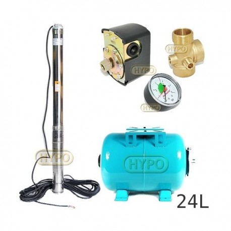 Zestaw pompa 3,5SC3/21 230V OMNIGENA zbiornik 24L poziomy