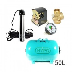 Zestaw pompa TN10 230V OMNIGENA zbiornik 50L poziomy