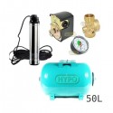Zestaw pompa TN10 230V OMNIGENA zbiornik 50L poziomy