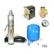 Zestaw pompa 3,5SCR1,8-50-0,5 230V IBO zbiornik 50L pionowy