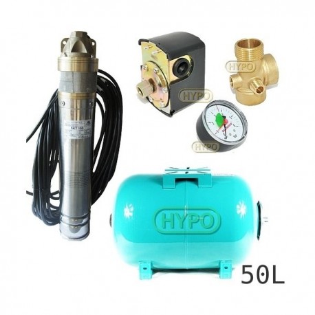 Zestaw pompa SKT150 400V OMNIGENA zbiornik 50L poziomy