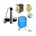 Zestaw pompa TN10 230V OMNIGENA zbiornik AQUA-SYSTEM 50L pionowy