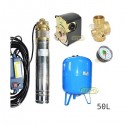 Zestaw pompa SKM150 230V OMNIGENA zbiornik AQUA-SYSTEM 50L pionowy