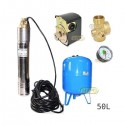 Zestaw pompa SKT200 400V OMNIGENA zbiornik AQUA-SYSTEM 50L pionowy
