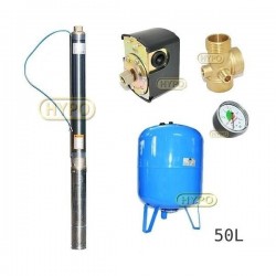 Zestaw pompa 3ti27 230V IBO zbiornik 50L pionowy