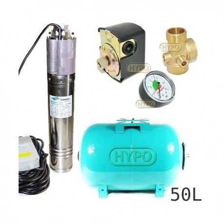 Zestaw pompa NKM-150 230V SUMOTO zbiornik OMNIGENA 50L poziomy