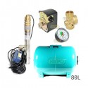 Zestaw pompa 3SKM100 230V IBO zbiornik 80L poziomy