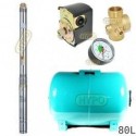 Zestaw pompa 3B24 400V OMNIGENA zbiornik 80l poziomy 3B-24