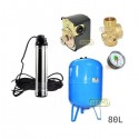Zestaw pompa TN10 230V OMNIGENA zbiornik AQUA-SYSTEM 80L pionowy