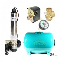 Zestaw pompa OMNITRON5000 230V OMNIGENA zbiornik 80L poziomy