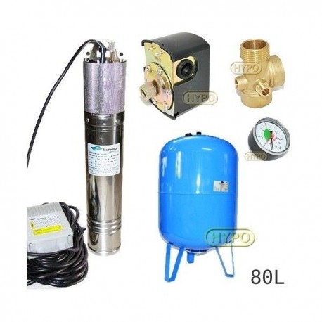Zestaw pompa NKM-150 230V SUMOTO zbiornik AQUA-SYSTEM 80L pionowy
