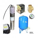 Zestaw pompa NKM-150 230V SUMOTO zbiornik AQUA-SYSTEM 80L pionowy