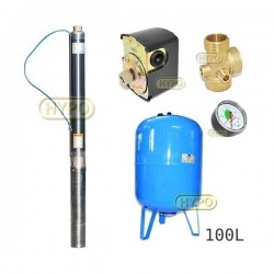 Zestaw pompa 3ti27 230V IBO zbiornik 100L pionowy