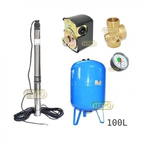 Zestaw pompa 3,5SCM2/18 230V IBO zbiornik 100L pionowy