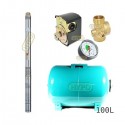 Zestaw pompa 3B24 230V OMNIGENA zbiornik 100l poziomy 3B-24