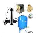 Zestaw pompa Tm10 230V Leader zbiornik AQUA-SYSTEM 100L pionowy