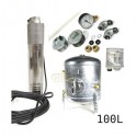 Zestaw pompa NKT-150 400V SUMOTO zbiornik ocynkowany HYDRO-VACUUM 100L pionowy