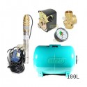 Zestaw pompa 3SKM100 OMNIGENA 230V zbiornik 100L poziomy