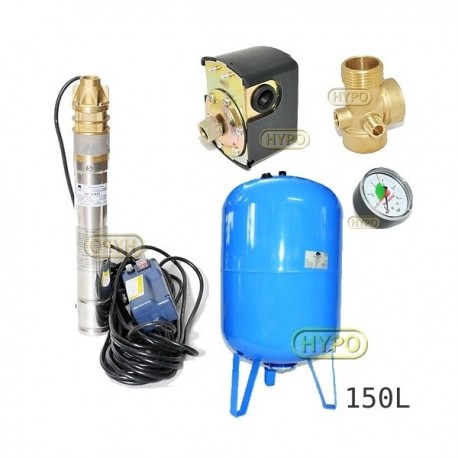 Zestaw pompa 3SKM100 230V IBO zbiornik 150L pionowy