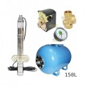 Zestaw pompa 3SQIBO0,55 IBO 230V zbiornik 150L poziomy