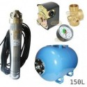 Zestaw pompa SKT100 400V OMNIGENA zbiornik AQUA-SYSTEM 150L poziomy