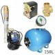 Zestaw pompa 3SKM100 3' 230V OMNIGENA zbiornik AQUA-SYSTEM 150L poziomy
