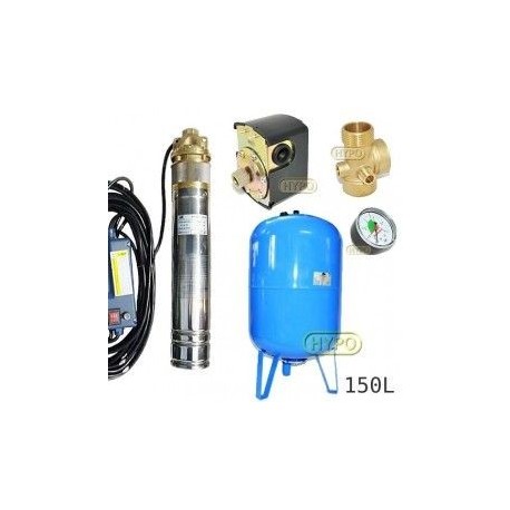 Zestaw pompa SKM150 230V OMNIGENA zbiornik AQUA-SYSTEM 150L pionowy