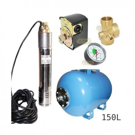 Zestaw pompa SKT200 400V OMNIGENA zbiornik AQUA-SYSTEM 150L poziomy