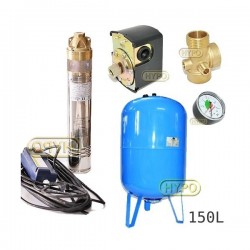 Zestaw pompa 4SKM200 230V IBO zbiornik 150L pionowy