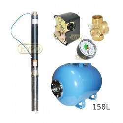 Zestaw pompa 3T2i33 230V IBO zbiornik 150L poziomy
