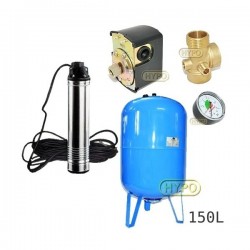Zestaw pompa Tm10 230V Leader zbiornik AQUA-SYSTEM 150L pionowy