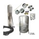 Zestaw pompa NKT-150 400V SUMOTO zbiornik ocynkowany HYDRO-VACUUM 150L pionowy