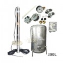 Zestaw pompa 3,5SC3/19 230V OMNIGENA zbiornik ocynkowany HYDRO-VACUUM 300L pionowy 3,5SC3-19