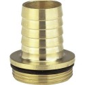 Końcówka do węża z O-ringiem mosiężna GZ 1" na 25mm