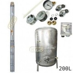 Zestaw pompa 3T23 400V OMNIGENA zbiornik ocynkowany HYDRO-VACUUM 200L pionowy 3T-23