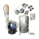 Zestaw pompa 3SKM100 230V OMNIGENA zbiornik ocynkowany HYDRO-VACUUM 300L pionowy
