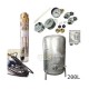 Zestaw pompa SKM200 230V OMNIGENA zbiornik ocynkowany HYDRO-VACUUM 200L pionowy