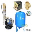 Zestaw pompa 3SKM100 230V IBO zbiornik 200L pionowy